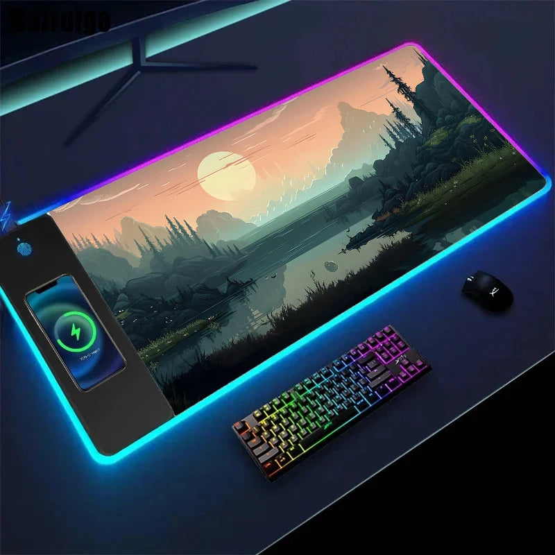 Wireless Charging Mouse Pad